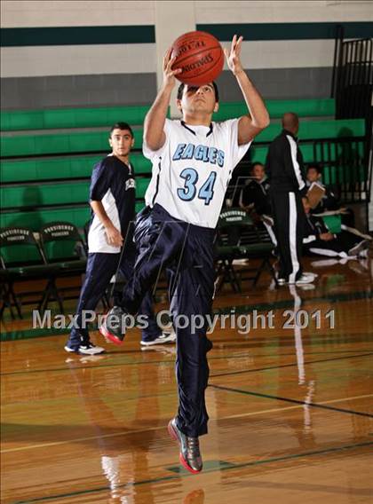 Thumbnail 3 in Huntington Park College-Ready Academy vs. Pilibos (Tip-Off Classic) photogallery.