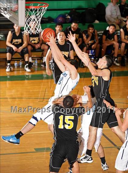 Thumbnail 3 in Huntington Park College-Ready Academy vs. Pilibos (Tip-Off Classic) photogallery.