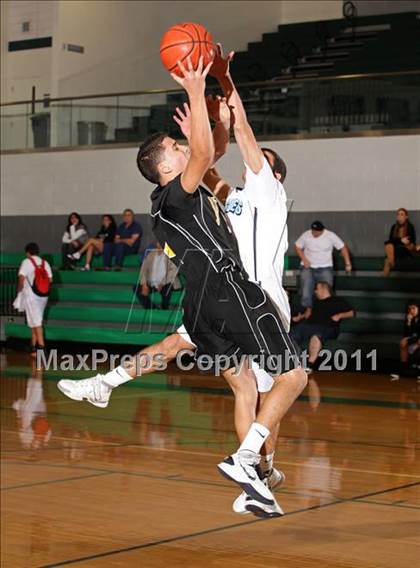 Thumbnail 2 in Huntington Park College-Ready Academy vs. Pilibos (Tip-Off Classic) photogallery.