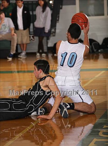 Thumbnail 2 in Huntington Park College-Ready Academy vs. Pilibos (Tip-Off Classic) photogallery.