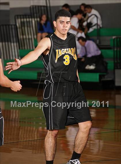 Thumbnail 1 in Huntington Park College-Ready Academy vs. Pilibos (Tip-Off Classic) photogallery.