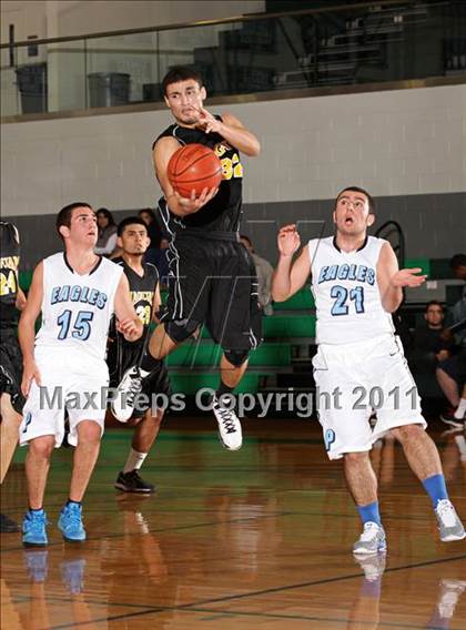 Thumbnail 2 in Huntington Park College-Ready Academy vs. Pilibos (Tip-Off Classic) photogallery.