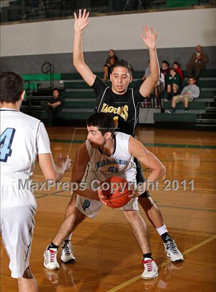 Thumbnail 1 in Huntington Park College-Ready Academy vs. Pilibos (Tip-Off Classic) photogallery.
