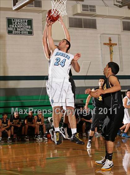 Thumbnail 2 in Huntington Park College-Ready Academy vs. Pilibos (Tip-Off Classic) photogallery.