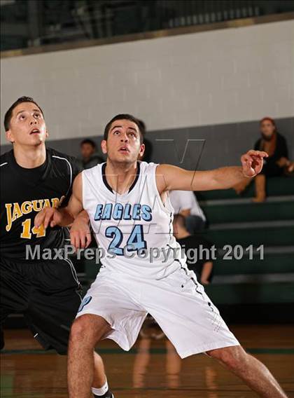 Thumbnail 1 in Huntington Park College-Ready Academy vs. Pilibos (Tip-Off Classic) photogallery.
