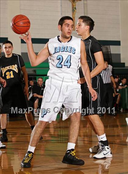 Thumbnail 3 in Huntington Park College-Ready Academy vs. Pilibos (Tip-Off Classic) photogallery.