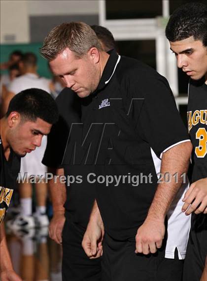 Thumbnail 1 in Huntington Park College-Ready Academy vs. Pilibos (Tip-Off Classic) photogallery.