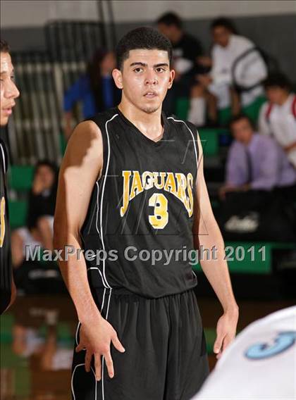 Thumbnail 1 in Huntington Park College-Ready Academy vs. Pilibos (Tip-Off Classic) photogallery.