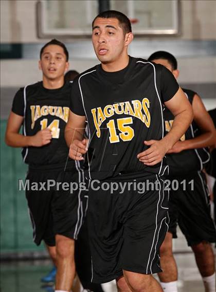 Thumbnail 1 in Huntington Park College-Ready Academy vs. Pilibos (Tip-Off Classic) photogallery.