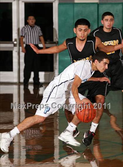 Thumbnail 3 in Huntington Park College-Ready Academy vs. Pilibos (Tip-Off Classic) photogallery.