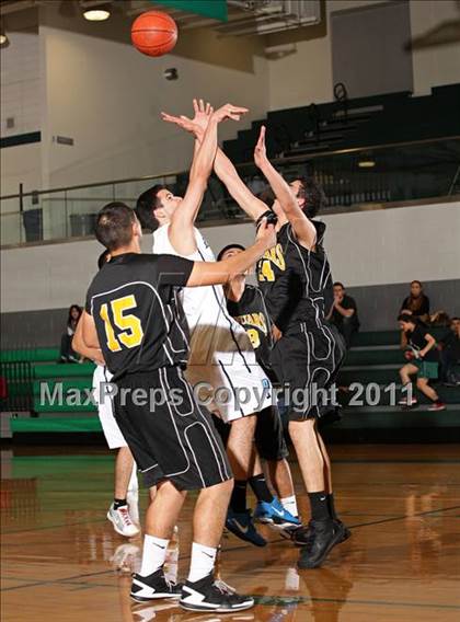 Thumbnail 3 in Huntington Park College-Ready Academy vs. Pilibos (Tip-Off Classic) photogallery.