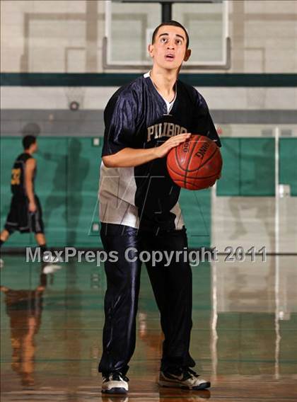 Thumbnail 2 in Huntington Park College-Ready Academy vs. Pilibos (Tip-Off Classic) photogallery.