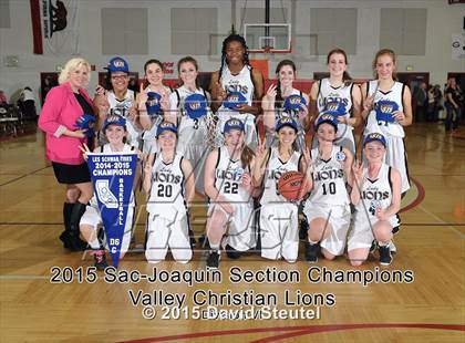 Thumbnail 1 in Turlock Christian vs. Valley Christian (CIF SJS D6 Final) photogallery.