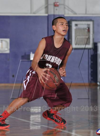 Thumbnail 1 in Johnson vs. Pleasant Grove (St. Hope Elite Classic) photogallery.