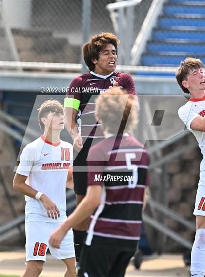 Thumbnail 1 in Dripping Springs vs Wakeland [Justin] (UIL 5A Boys Soccer State Final) photogallery.