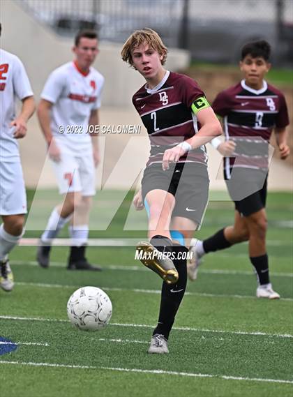 Thumbnail 2 in Dripping Springs vs Wakeland [Justin] (UIL 5A Boys Soccer State Final) photogallery.