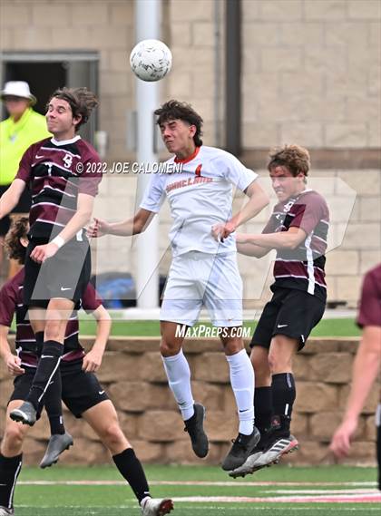 Thumbnail 2 in Dripping Springs vs Wakeland [Justin] (UIL 5A Boys Soccer State Final) photogallery.