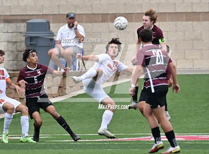 Thumbnail 2 in Dripping Springs vs Wakeland [Justin] (UIL 5A Boys Soccer State Final) photogallery.