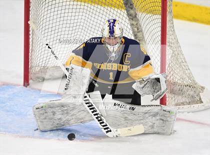 Thumbnail 2 in Simsbury vs. Darien (CIAC DI Semifinal) photogallery.