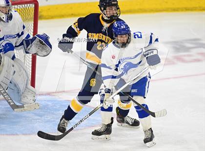 Thumbnail 3 in Simsbury vs. Darien (CIAC DI Semifinal) photogallery.