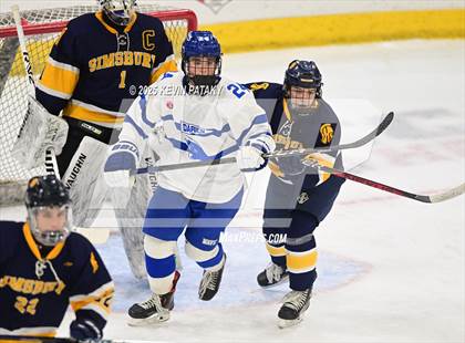 Thumbnail 2 in Simsbury vs. Darien (CIAC DI Semifinal) photogallery.