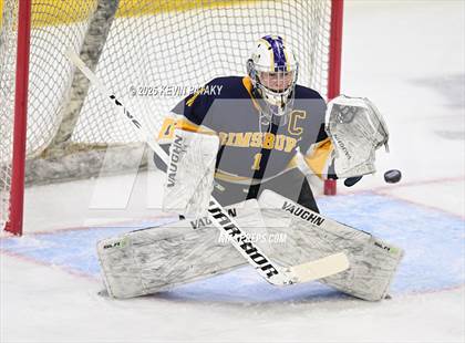 Thumbnail 1 in Simsbury vs. Darien (CIAC DI Semifinal) photogallery.