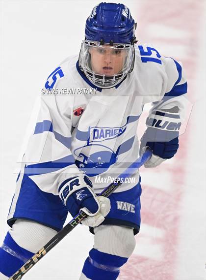 Thumbnail 3 in Simsbury vs. Darien (CIAC DI Semifinal) photogallery.