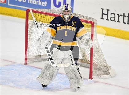 Thumbnail 1 in Simsbury vs. Darien (CIAC DI Semifinal) photogallery.