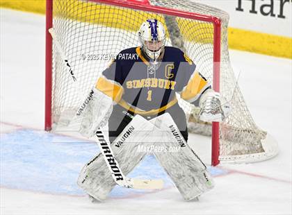 Thumbnail 2 in Simsbury vs. Darien (CIAC DI Semifinal) photogallery.