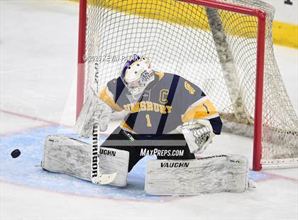 Thumbnail 2 in Simsbury vs. Darien (CIAC DI Semifinal) photogallery.