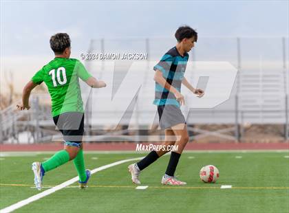 Thumbnail 3 in Somerset Sky Pointe vs Virgin Valley (JV Team Bulldog Invitational) photogallery.