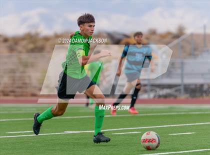 Thumbnail 3 in Somerset Sky Pointe vs Virgin Valley (JV Team Bulldog Invitational) photogallery.