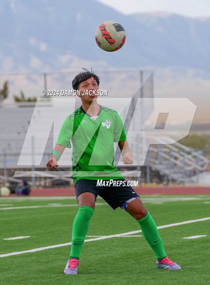 Thumbnail 3 in Somerset Sky Pointe vs Virgin Valley (JV Team Bulldog Invitational) photogallery.