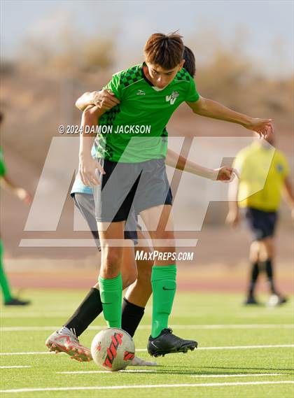 Thumbnail 3 in Somerset Sky Pointe vs Virgin Valley (JV Team Bulldog Invitational) photogallery.
