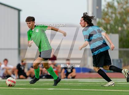 Thumbnail 2 in Somerset Sky Pointe vs Virgin Valley (JV Team Bulldog Invitational) photogallery.