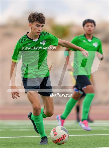 Thumbnail 1 in Somerset Sky Pointe vs Virgin Valley (JV Team Bulldog Invitational) photogallery.