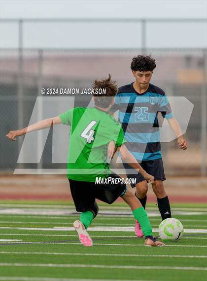 Thumbnail 3 in Somerset Sky Pointe vs Virgin Valley (JV Team Bulldog Invitational) photogallery.
