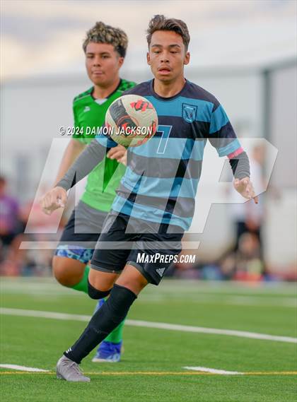 Thumbnail 2 in Somerset Sky Pointe vs Virgin Valley (JV Team Bulldog Invitational) photogallery.