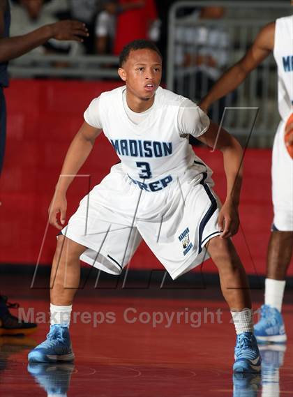 Thumbnail 3 in Prestonwood Christian vs. Madison Prep Academy (Thanksgiving Hoopfest) photogallery.
