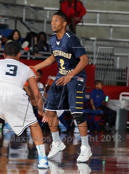 Thumbnail 3 in Prestonwood Christian vs. Madison Prep Academy (Thanksgiving Hoopfest) photogallery.