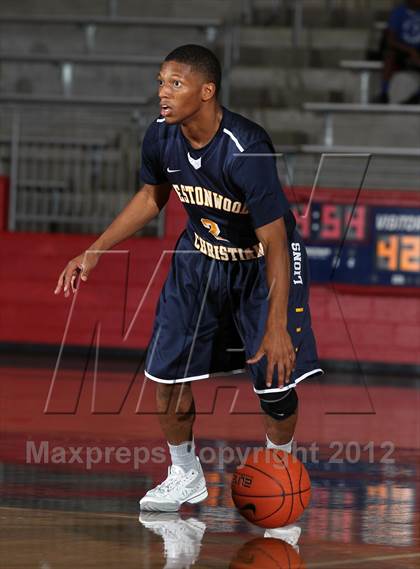 Thumbnail 2 in Prestonwood Christian vs. Madison Prep Academy (Thanksgiving Hoopfest) photogallery.