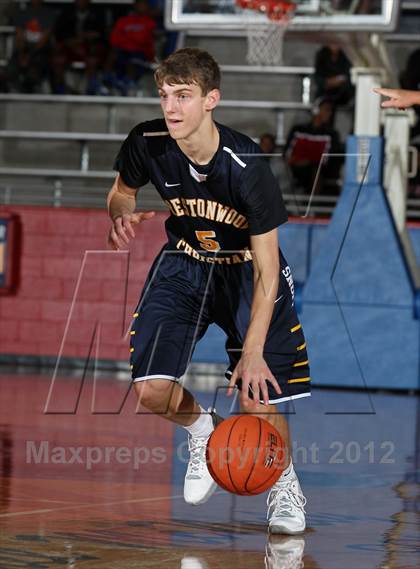 Thumbnail 2 in Prestonwood Christian vs. Madison Prep Academy (Thanksgiving Hoopfest) photogallery.