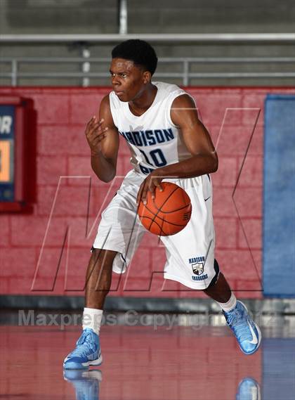 Thumbnail 1 in Prestonwood Christian vs. Madison Prep Academy (Thanksgiving Hoopfest) photogallery.