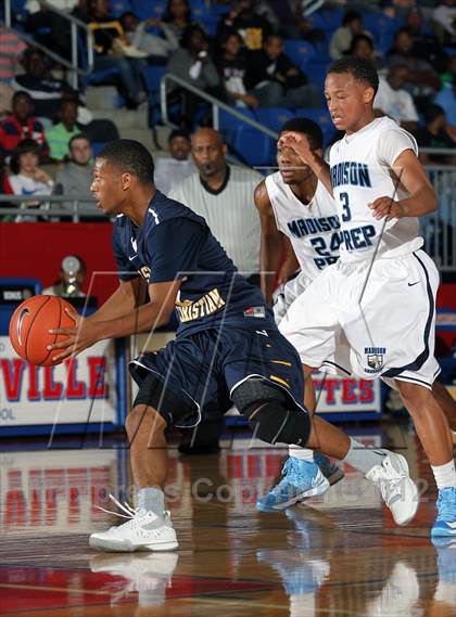 Thumbnail 1 in Prestonwood Christian vs. Madison Prep Academy (Thanksgiving Hoopfest) photogallery.