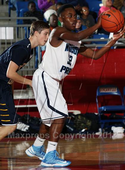 Thumbnail 3 in Prestonwood Christian vs. Madison Prep Academy (Thanksgiving Hoopfest) photogallery.