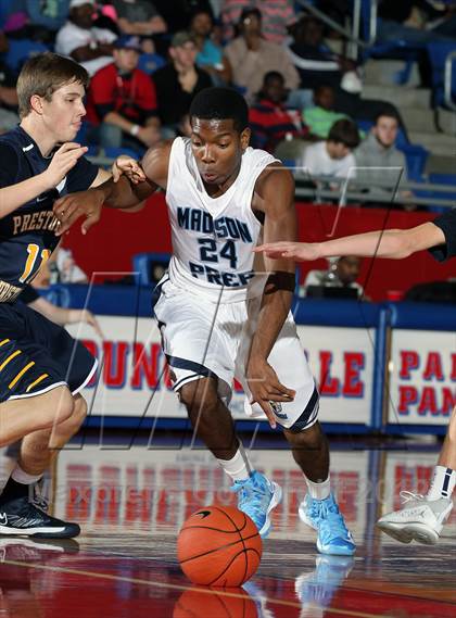 Thumbnail 2 in Prestonwood Christian vs. Madison Prep Academy (Thanksgiving Hoopfest) photogallery.