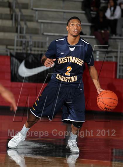 Thumbnail 3 in Prestonwood Christian vs. Madison Prep Academy (Thanksgiving Hoopfest) photogallery.