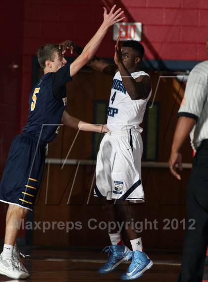 Thumbnail 2 in Prestonwood Christian vs. Madison Prep Academy (Thanksgiving Hoopfest) photogallery.