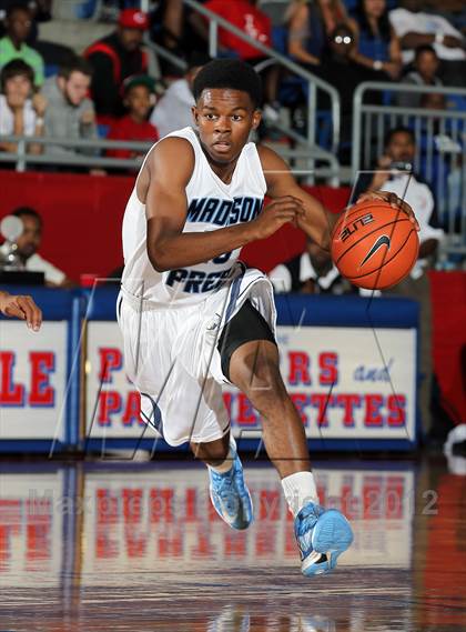 Thumbnail 2 in Prestonwood Christian vs. Madison Prep Academy (Thanksgiving Hoopfest) photogallery.