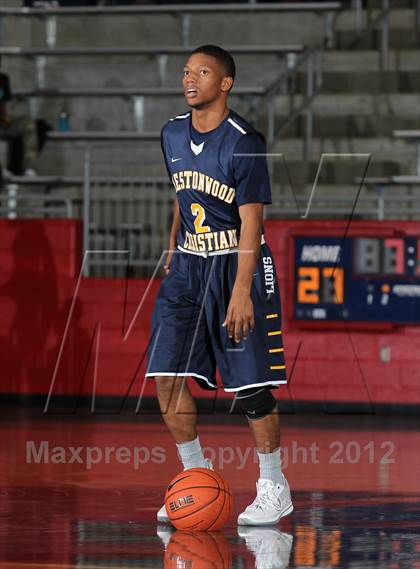 Thumbnail 3 in Prestonwood Christian vs. Madison Prep Academy (Thanksgiving Hoopfest) photogallery.
